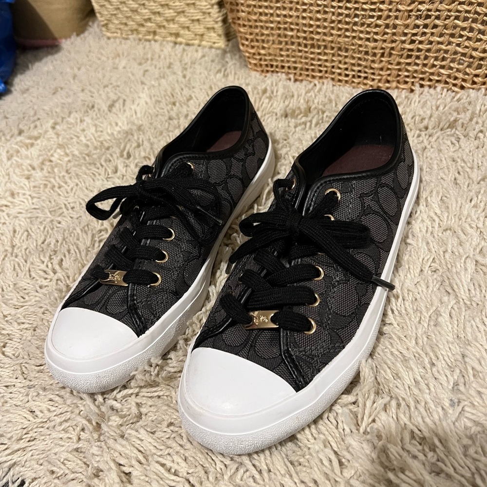Coach Empire Low Top Logo Sneakers - Picture 5 of 9